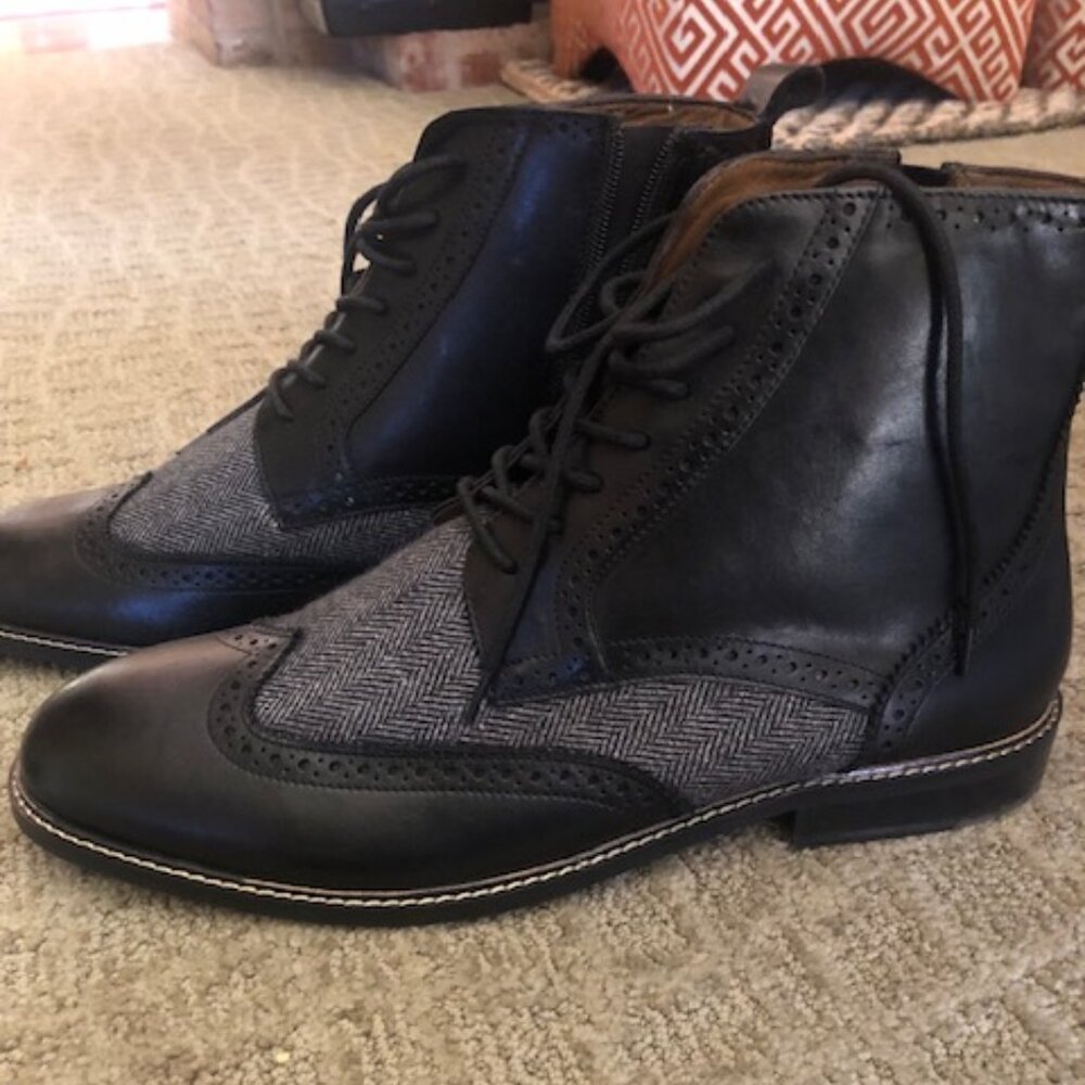 Thomas and Vine Wingtip Boots size 14